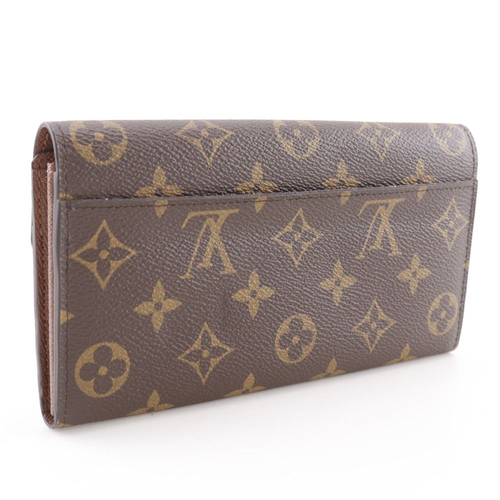 Louis Vuitton Portefeuille Sarah Monogram Canvas Brown Wallet — view 3