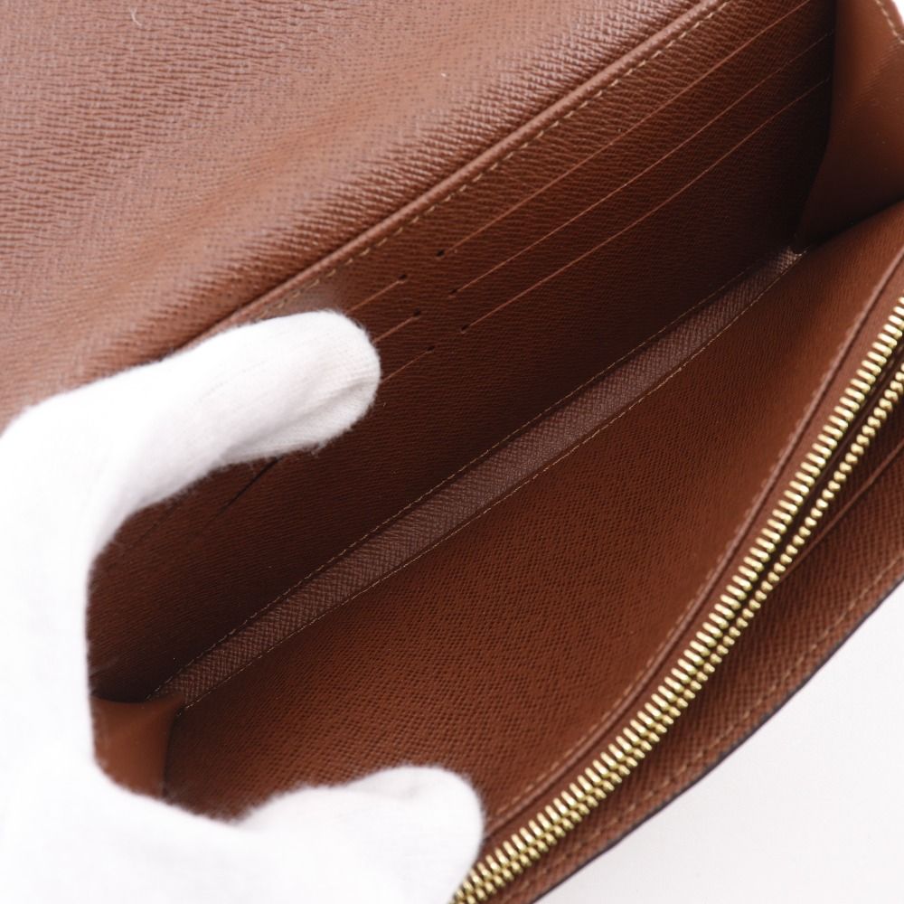 Louis Vuitton Portefeuille Sarah Monogram Canvas Brown Wallet — view 8