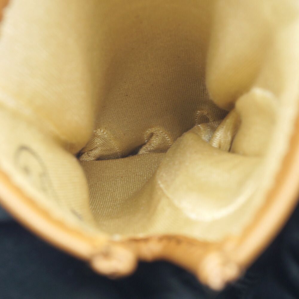 Hermes Leather Gloves 7 Brown Logo — view 7