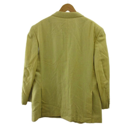 Loro Piana Terre Jacket Top Silk Yellow Long Sleeve Two Buttons PP — view 2
