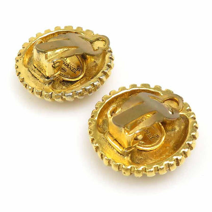 Chanel Earrings Vintee Gold — view 6
