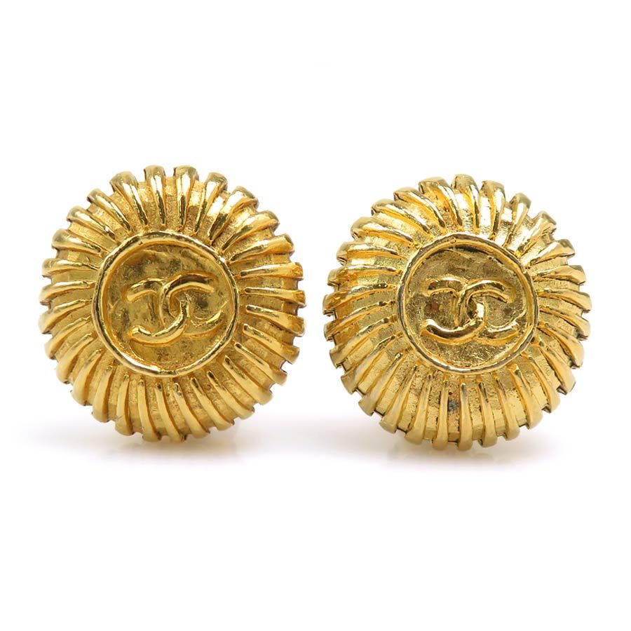 Chanel Earrings Vintee Gold