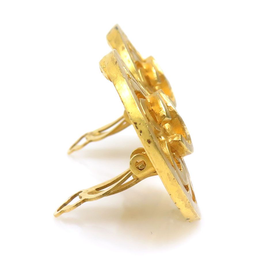 Chanel Earrings Vintee Gold — view 2