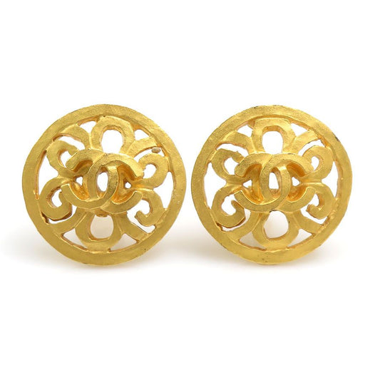 Chanel Earrings Vintee Gold