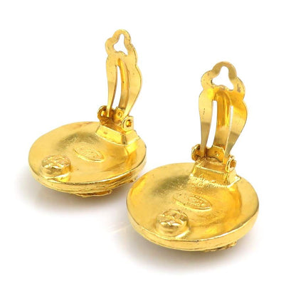 Chanel Earrings Vintee Gold — view 5