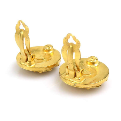Chanel Earrings Vintee Gold — view 4