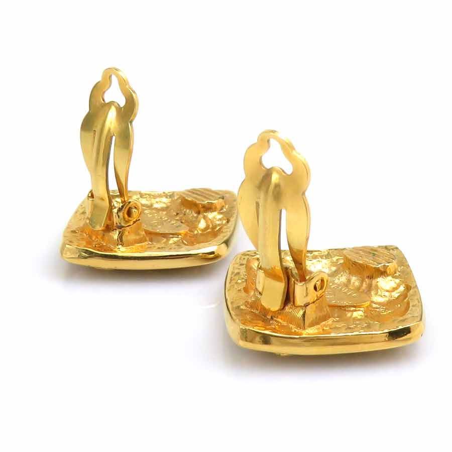 Chanel Earrings Vintee Gold — view 5