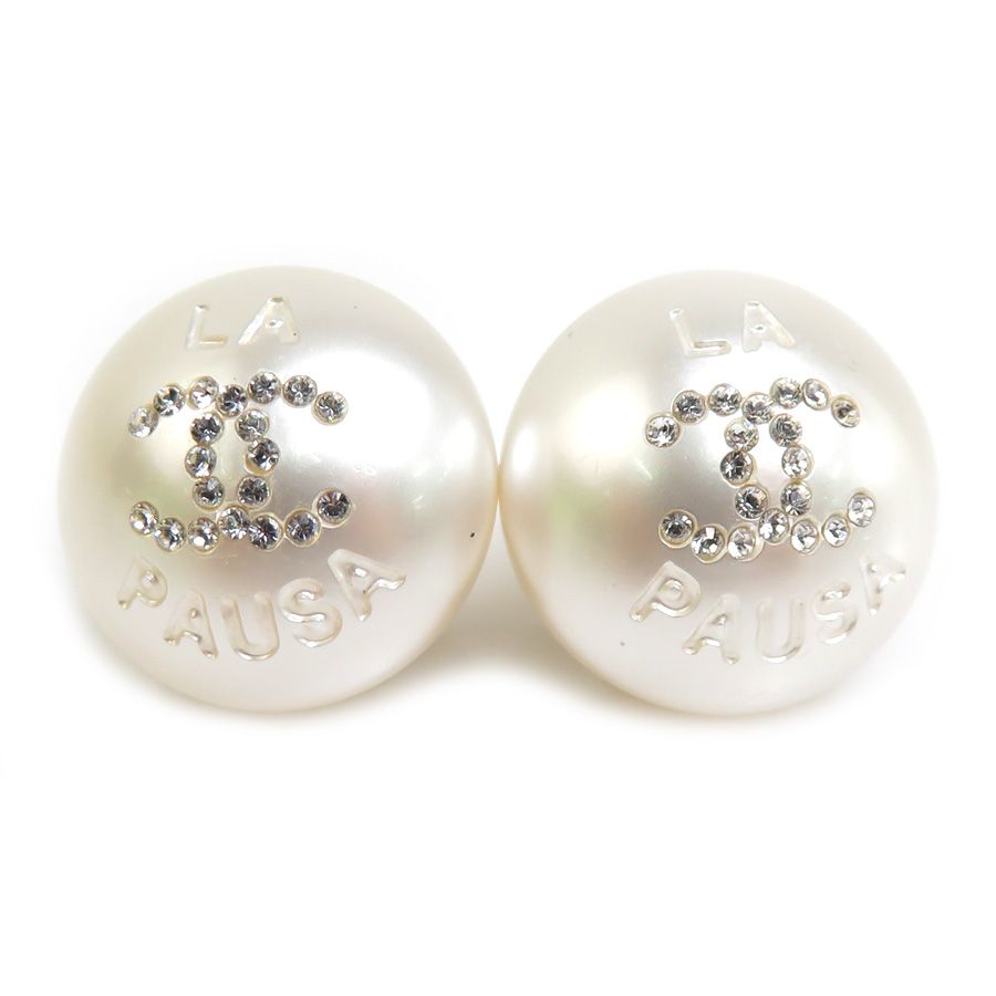 Chanel Earrings White Gold