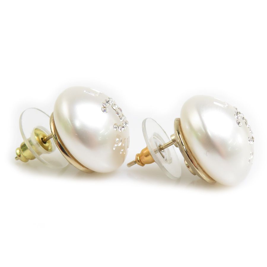 Chanel Earrings White Gold — view 3