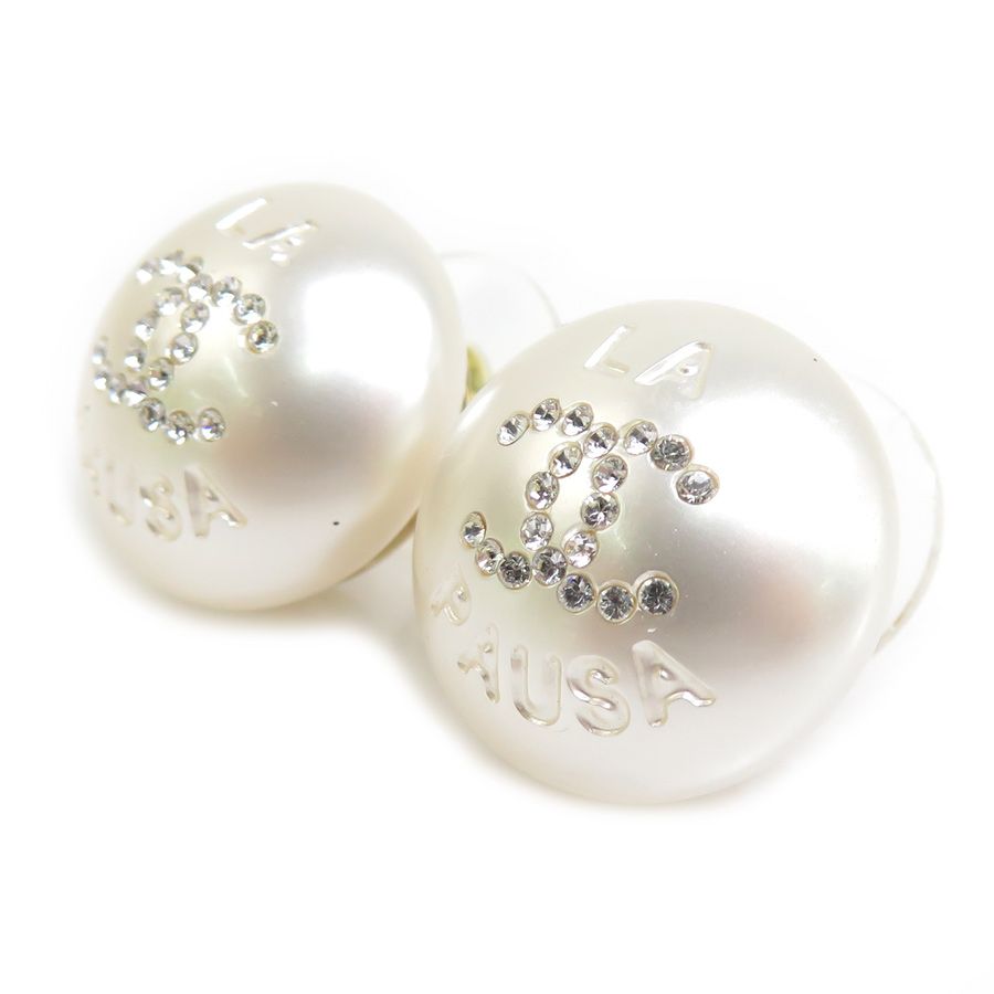 Chanel Earrings White Gold — view 2
