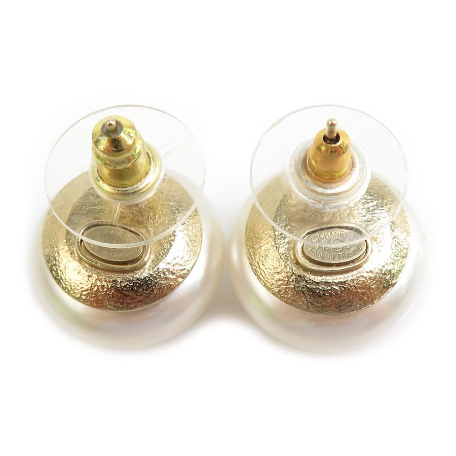 Chanel Earrings White Gold — view 5