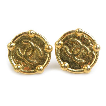 Chanel Earrings Vintee Gold