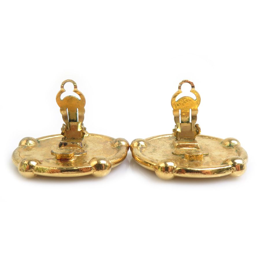 Chanel Earrings Vintee Gold — view 7