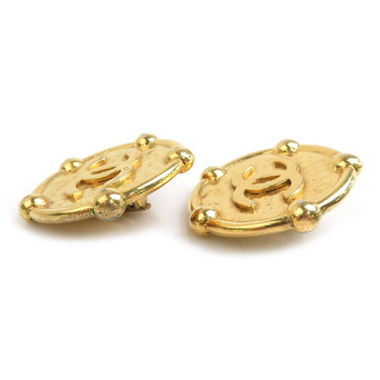 Chanel Earrings Vintee Gold — view 3