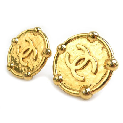 Chanel Earrings Vintee Gold — view 2