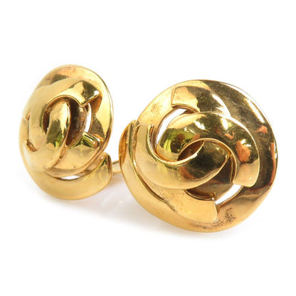 Chanel Earrings Vintee Gold — view 2