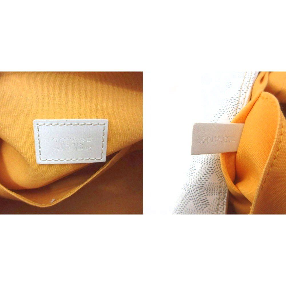 Goyard Boeing 25 Clutch Toiletries Case Pouch Allover Pattern White — view 7