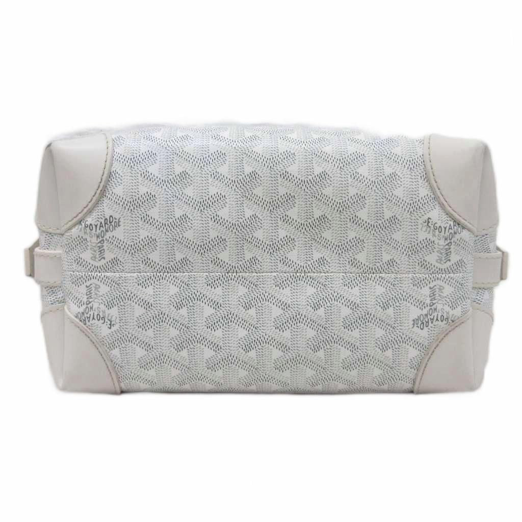 Goyard Boeing 25 Clutch Toiletries Case Pouch Allover Pattern White — view 3
