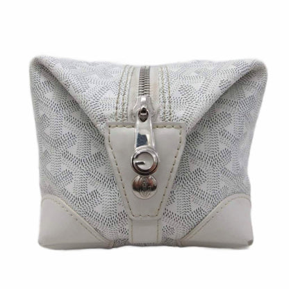 Goyard Boeing 25 Clutch Toiletries Case Pouch Allover Pattern White — view 5