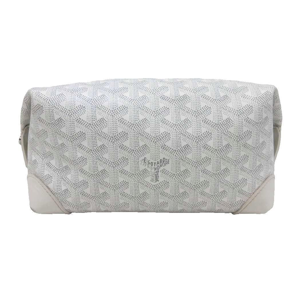 Goyard Boeing 25 Clutch Toiletries Case Pouch Allover Pattern White