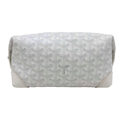 Goyard Boeing 25 Clutch Toiletries Case Pouch Allover Pattern White
