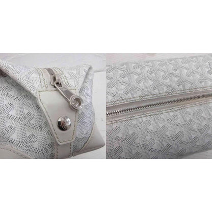 Goyard Boeing 25 Clutch Toiletries Case Pouch Allover Pattern White — view 9