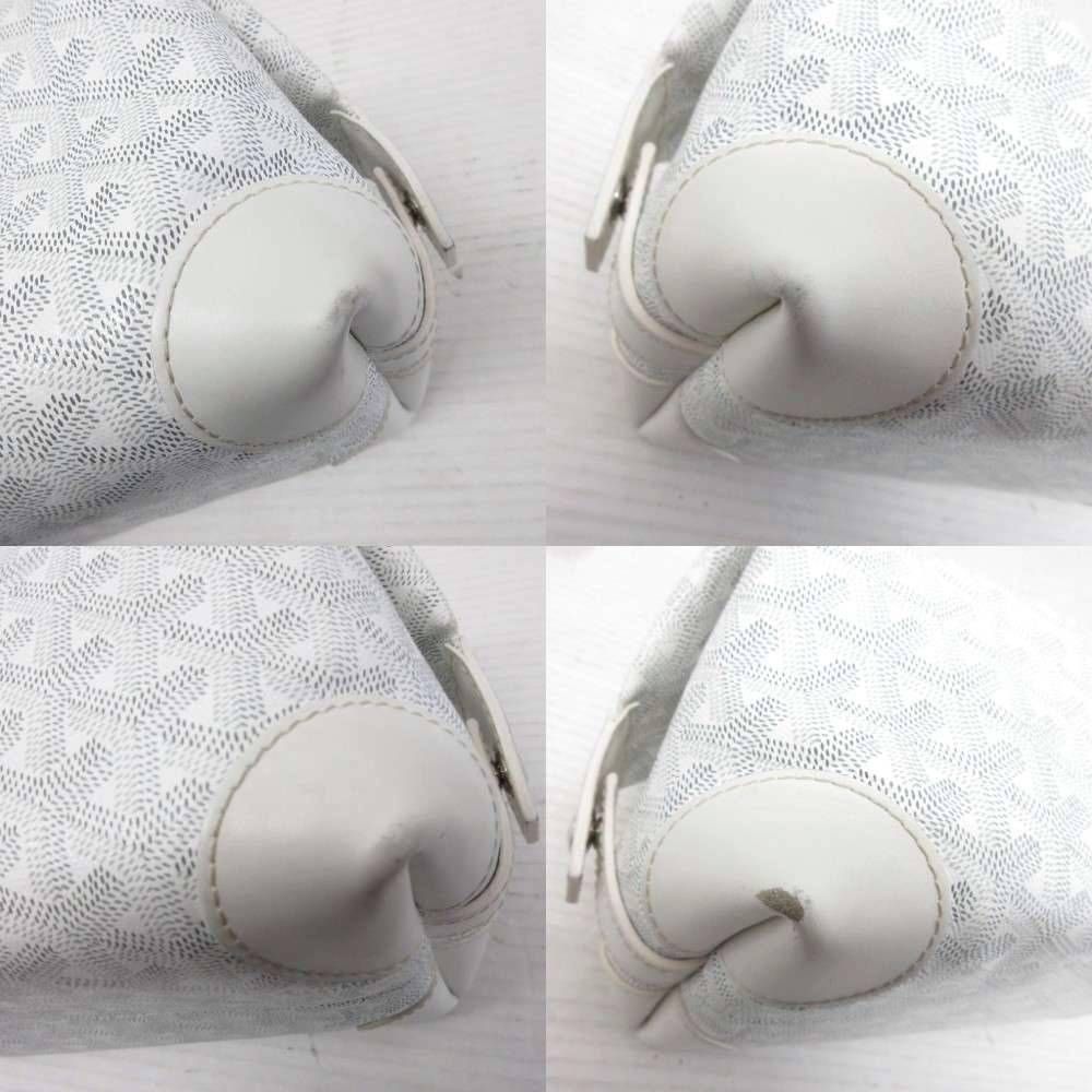 Goyard Boeing 25 Clutch Toiletries Case Pouch Allover Pattern White — view 8