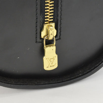Louis Vuitton Epi Soufflot Handbag Leather Noir Gold — view 6