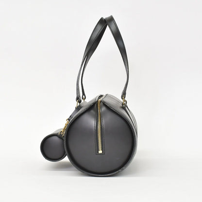 Louis Vuitton Epi Soufflot Handbag Leather Noir Gold — view 2