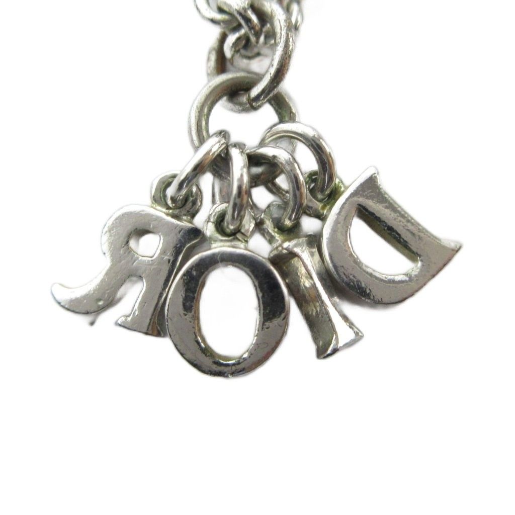 Dior Necklace Pendant Logo Silver — view 2