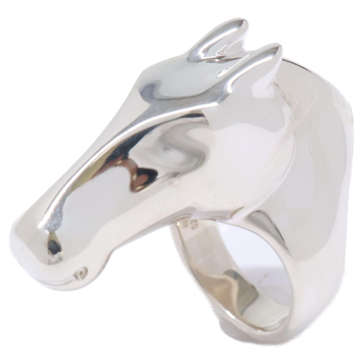 Hermes Horsehead Motif Gallop Ring GM