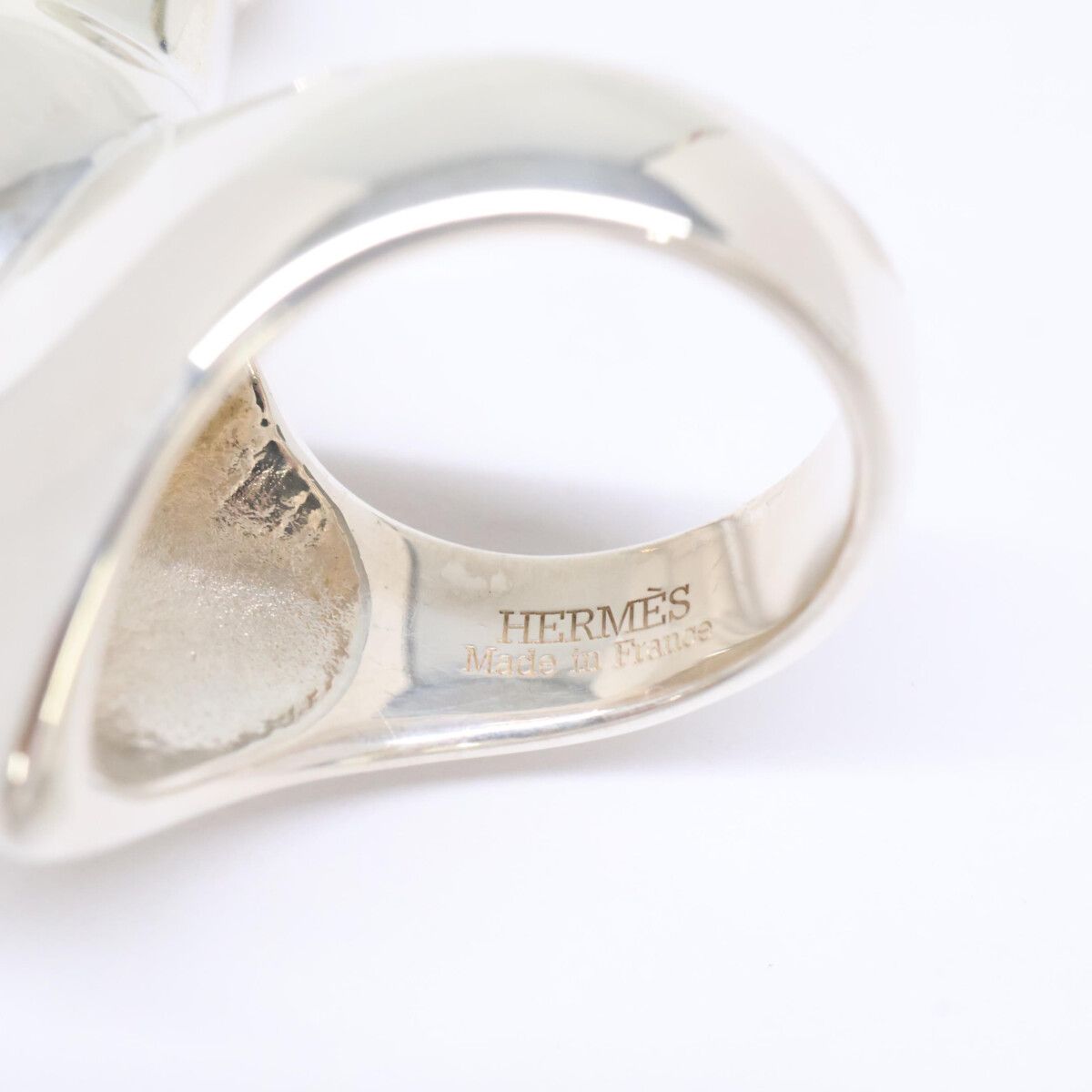 Hermes Horsehead Motif Gallop Ring GM — view 9