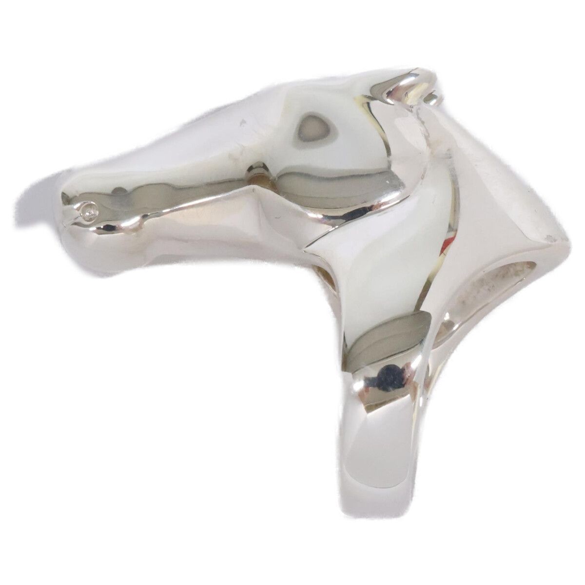 Hermes Horsehead Motif Gallop Ring GM — view 2