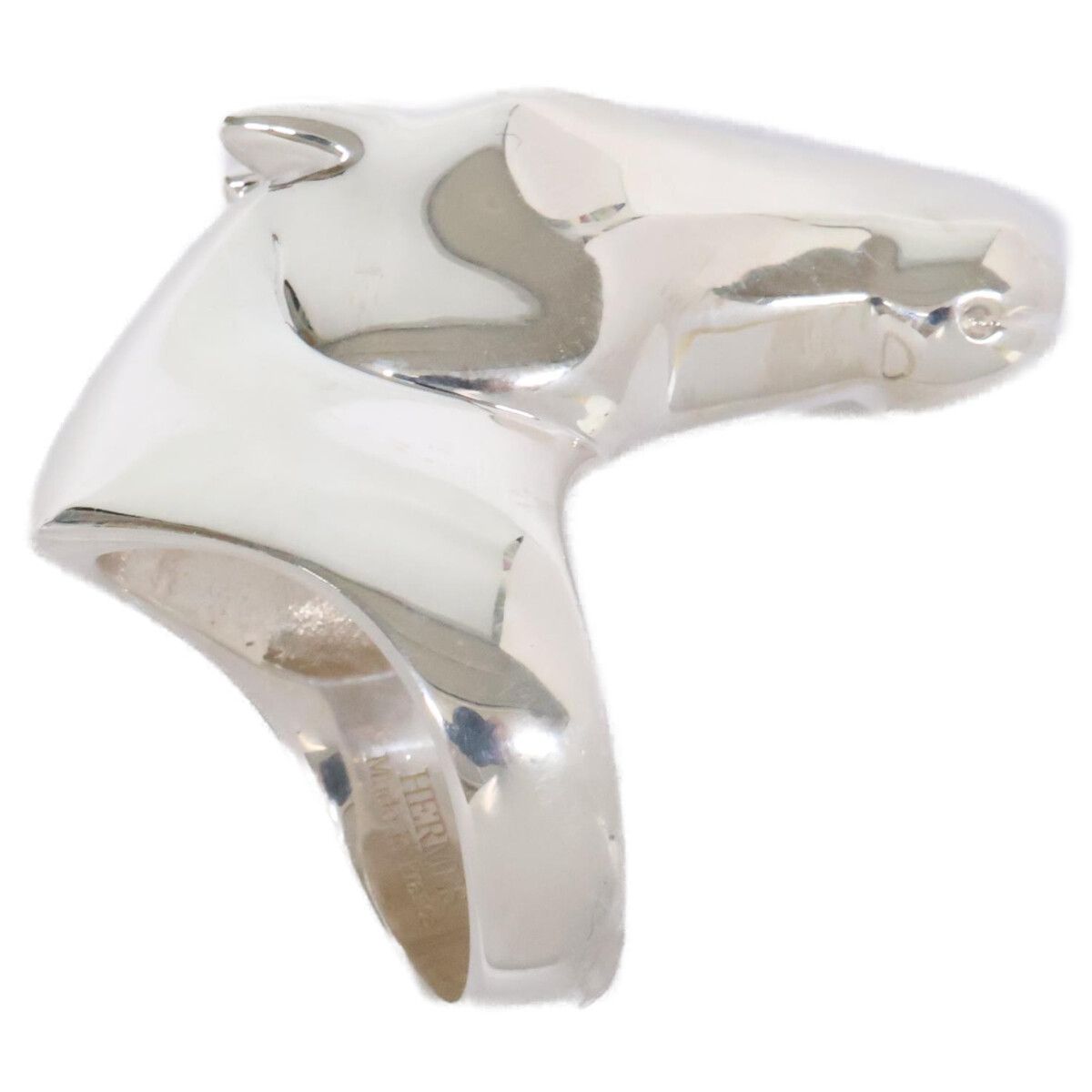 Hermes Horsehead Motif Gallop Ring GM — view 7