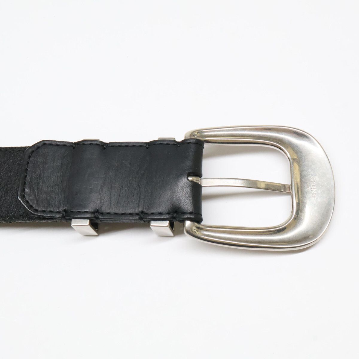 Celine Large 35 mm Western Belt Vintage Calfskin 90 — view 5