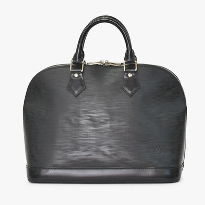 Louis Vuitton Alma PM Handbag Epi Leather Black Gold