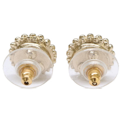 Chanel CC Logo Line Stone Imitation Pearl Earring — view 3