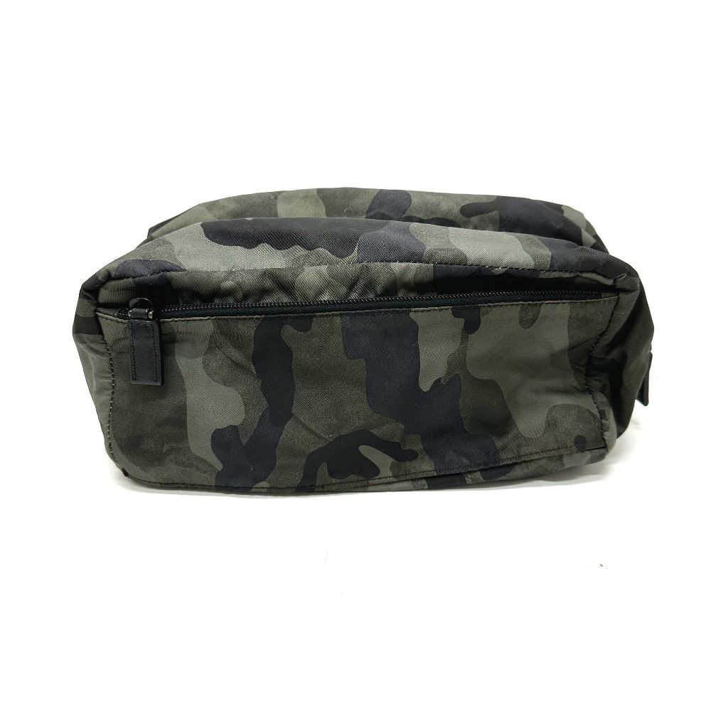 Prada Second Bag Triangle Logo Camouflage Nylon Gray — view 2