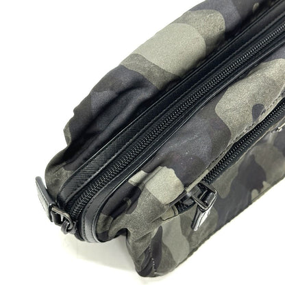 Prada Second Bag Triangle Logo Camouflage Nylon Gray — view 7