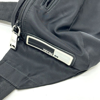 Prada Waist Bag Logo Nylon Black — view 6