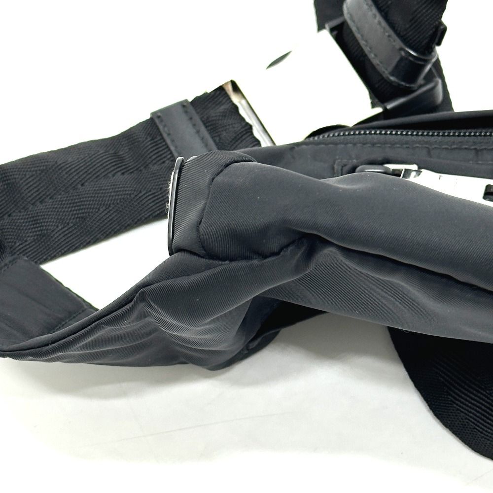 Prada Waist Bag Logo Nylon Black — view 4
