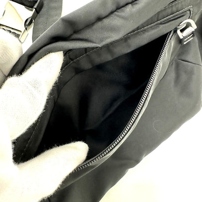Prada Waist Bag Logo Nylon Black — view 5