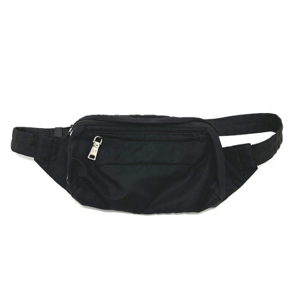 Prada Waist Bag Logo Nylon Black