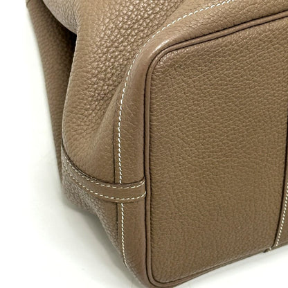 Hermes Tote Garden Party PM Negonda Etoupe Beige — view 5