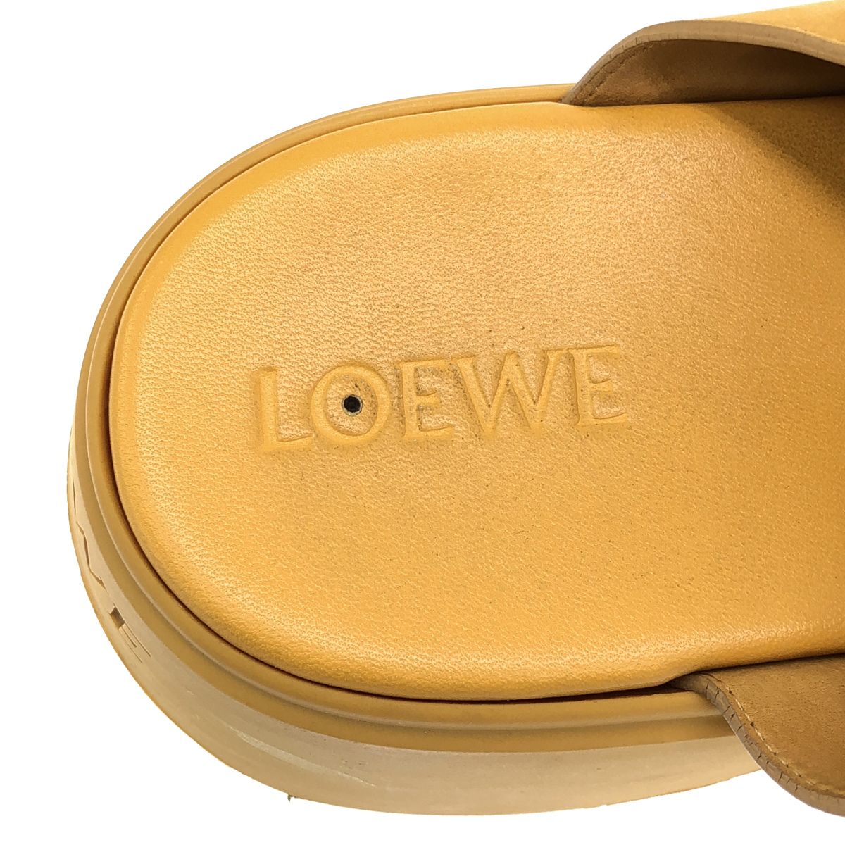 Loewe Flamenco Sandals Yellow — view 5
