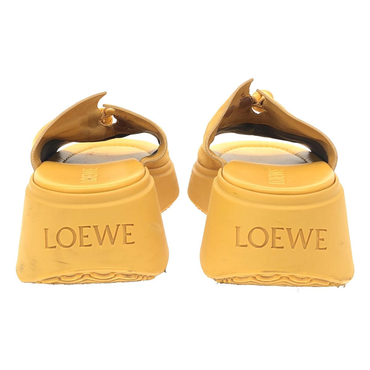 Loewe Flamenco Sandals Yellow — view 3