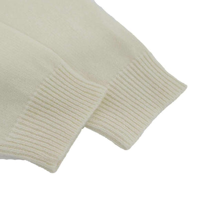 Max Mara Maxmara Macsmart Rough Locky Logo Lukashmiya Knit Sweater White — view 5