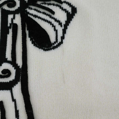 Max Mara Maxmara Macsmart Rough Locky Logo Lukashmiya Knit Sweater White — view 7
