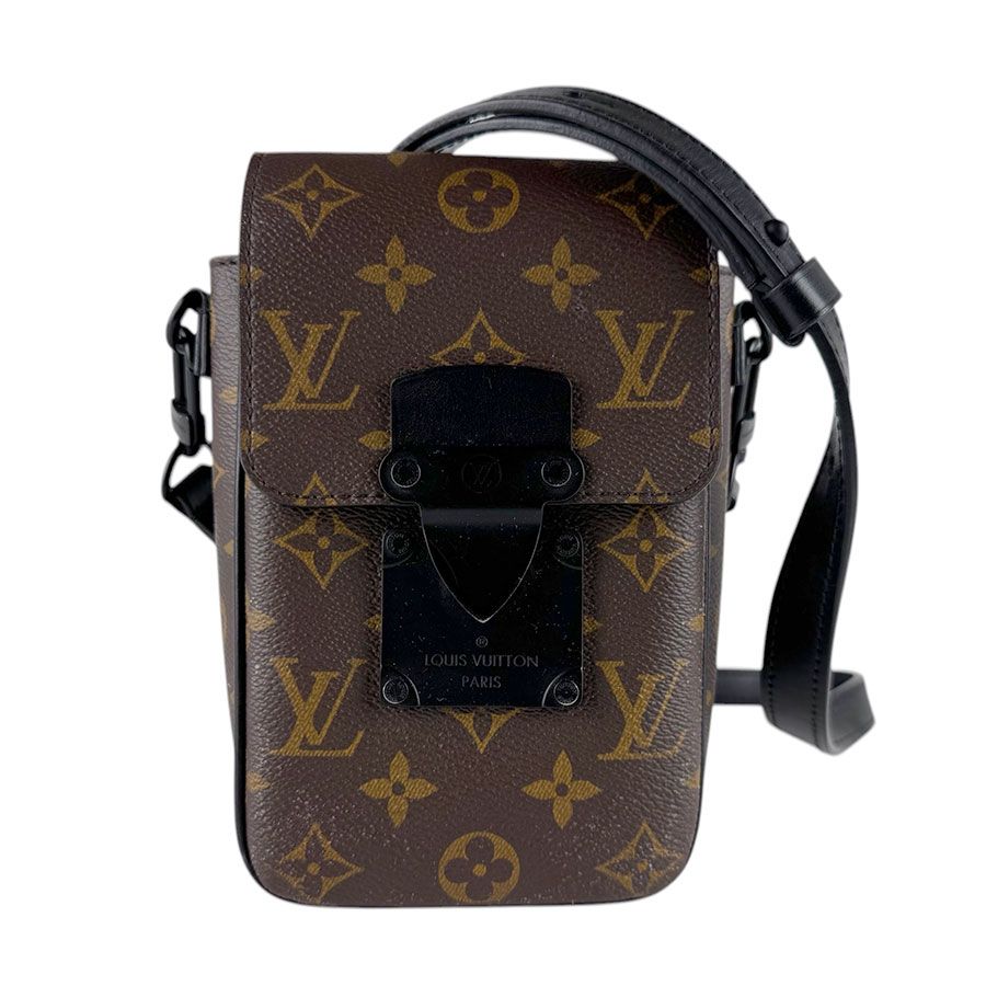 Louis Vuitton Shoulder Bag Monogram Macassar S Rock Vertical Wearable Wallet