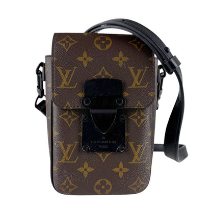 Louis Vuitton Shoulder Bag Monogram Macassar S Rock Vertical Wearable Wallet